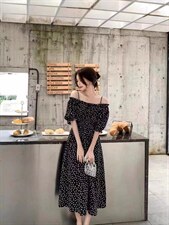 夏季碎花连衣裙，女装连衣裙，雨恋依香(1F)