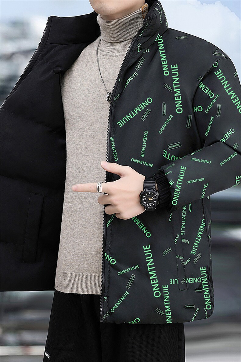 双面穿棉衣男士冬季韩版潮牌百搭宽松时尚情侣棉服MY2218-P55,男装棉衣,星座1402-1