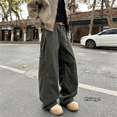 XZ616春季重磅cleanfit工装侧开打褶休闲长裤TY2012P75控98，男装休闲裤，星座512A（原616）