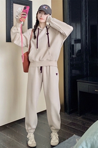 现货有买家秀25春秋连帽爱心套装两件女2C187-82268-P135-K198图片