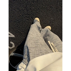 重磅420gK9527批40加绒批50针织休闲裤加厚保暖裤子宽松阔腿裤，男装棉衣，电商D229A