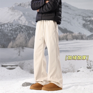 冬季冲锋滑雪裤加绒加厚休闲裤防水户外工装裤 5D2116-TP25不图片