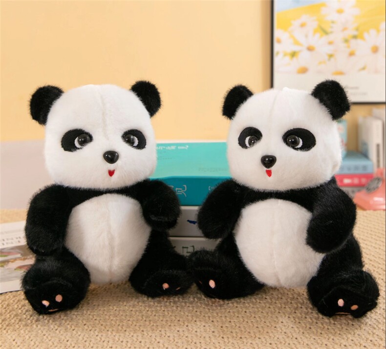 画画熊猫20个起售，伊铭毛绒玩具