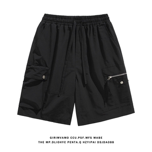 白底超 电商A188-DK2001-TP48 100聚酯纤维 夏季宽松休闲短裤控80图片