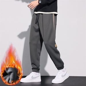 休闲裤男秋冬季加厚潮流韩版宽松长裤束脚卫裤D5039-P50/加绒P60图片