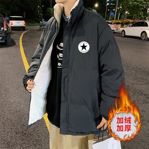 ！2023秋冬新款男士棉衣加绒加厚中性立领棉服外套MY105特P78图片