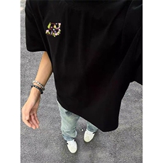 原版前后刺绣纯棉短袖ZX0258-特批35，男装T恤，星座313A(原308A-2)