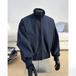 飞行夹克外套男秋季潮牌痞帅cleanfit廓形高街棒球服L71088-P60图片