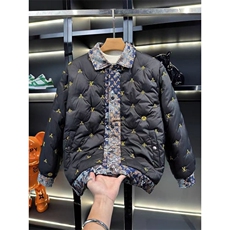 (网图)翻领拼接羽绒服高品质休闲百搭轻奢潮流羽绒313B-AL02-P170，男装羽绒服，星座313B