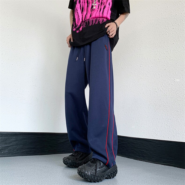 K107-P42原宿长裤青春流行简约纯色男时尚潮牌休闲裤,男装休闲裤,星座1501-1