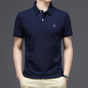 短袖T恤男士潮流夏季2023新款潮牌男装翻领polo衫半袖夏装衣服图片