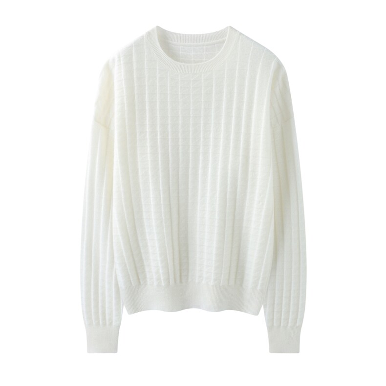 2025年秋季时尚百搭通勤简约休闲圆领羊绒衫，女装羊绒衫，暮山羊绒