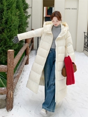 2025现货长款羽绒服210-3293-P370-4682025年冬季长款有帽不可拆，女装羽绒服，韩蜜菓