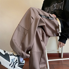 秋装日系港风大码男装工装裤加肥加大码胖子裤工装休闲口袋束脚裤，男装工装外套，星座909-2（原星座717-2）