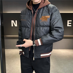 2024新款男士羽绒服短款连帽帅气鸭绒外套B240-YR6805-P210图片