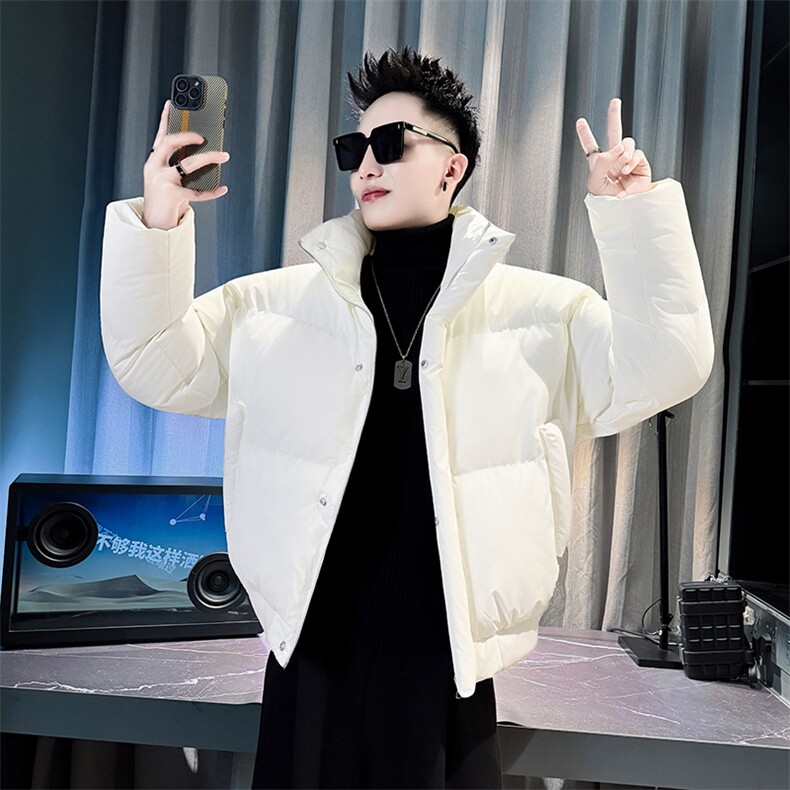 冬季新款男士立领棉衣男潮流宽松简约棉袄棉服外套PM8625-P138，男装棉衣，电商A368