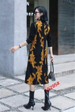 貂绒连衣裙，女装连衣裙，禾瓷