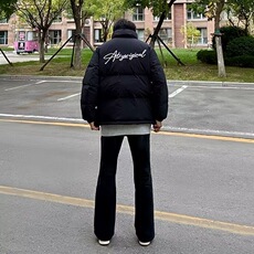JY369-P65潮牌美式黑色飞行员棉服男网图，男装棉衣，星座1501-3