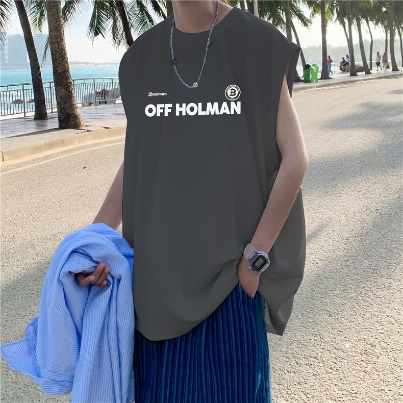 量大图低自动【有货】纯棉背心HD019-1-BX2579-P20，男装背心/马甲，电商019-1