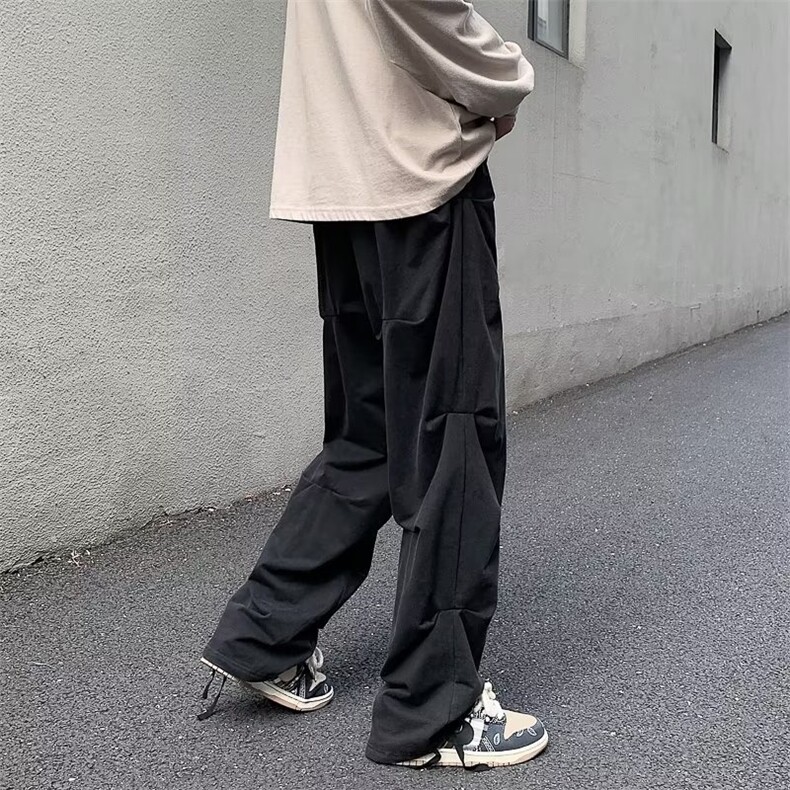 男秋季新款港风褶皱休闲裤K253P30,男装休闲裤,星座1116-2