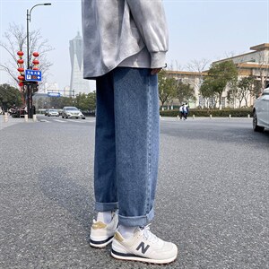 主推！四季新款牛仔裤宽松休闲男女长裤 X715  KZ012-P39控58图片