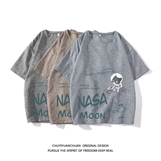 风复古亚麻短袖男棉麻t恤男半袖ZT71187-P35，男装T恤，电商A040A