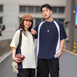 32支 双纱240克 8色S-3XL 棉 男女款T恤图片