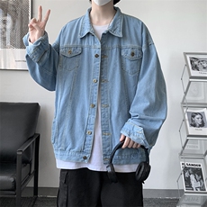 牛仔夹克男大码牛仔外套男茄克NJ77360-P60，男装夹克，电商A040