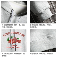 WY2325-P35加绒款-P40纯棉连帽卫衣男大码运动帽衫宽松薄网格，男装卫衣，电商A040A
