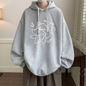 连帽卫衣男大码胖子帽衫大号运动服WY2427-P35图片