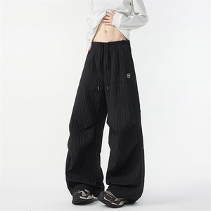 8XL-M 新款速干肌理感直筒工装裤男宽松早秋休闲裤阔腿裤K9172P68图片
