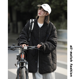 冬新重工刺绣棒球服男女同款棉服大码棉衣棉袄保暖外套M52-P145图片