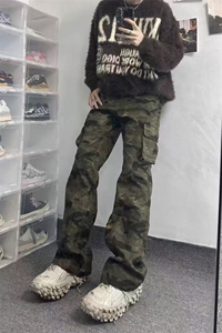 网络图慎用!图片只做展示大货已到 迷彩工装牛仔裤78011特P45控78图片