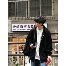 特P65无差价新款春季潮流百搭拉链连帽卫衣-KS0019港风街头，男装卫衣，电商A003