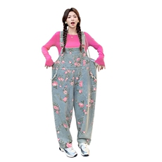 【上就能卖】大量不缺货转化好牛仔背带裤套装858P180K280，女装套装/套裙，2C292