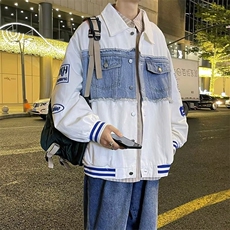 牛仔刺绣拼接外套J8809P68，男装夹克，星座1116-2