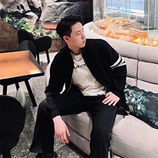 重磅秋冬北极绒开衫毛衣美式复古休闲慵懒风男女立领针织衫外套，男装针织衫/毛衣，电商A486-1