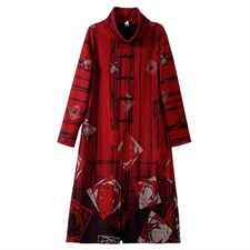 加肥加大码女装胖mm200斤春秋新款中年妈妈连衣裙宽松洋气中长裙，女装连衣裙，缘衣格