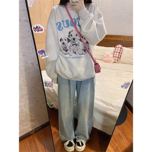 B318B-BB06-P45中性卡通小狗卫衣