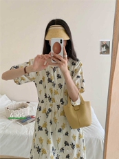 2025碎花时尚百搭年轻女款连衣裙，女装连衣裙，洛丽兰可