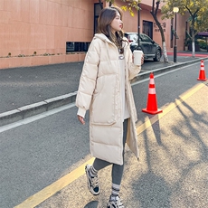 CC043-P110中长款纯色棉服气质可爱，男装棉衣，星座911-3