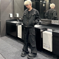 1506A/GX2510/P45宽松阔腿裤子直筒休闲长裤，男装休闲裤，星座1506A