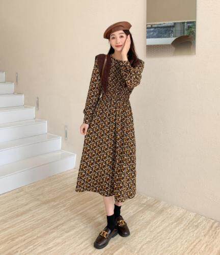 秋季新款连衣裙，女装连衣裙，E莎