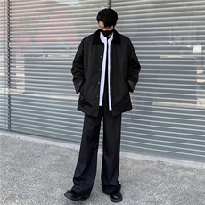 秋冬新款短款风衣精致韩风拼接大衣外套GS60020，男装风衣，星座1206（原A206）