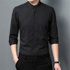 男士长袖衬衫中年商务休闲衬衣男春秋季纯色休闲男装上衣，男装卫衣，电商B212（原钱塘6029）