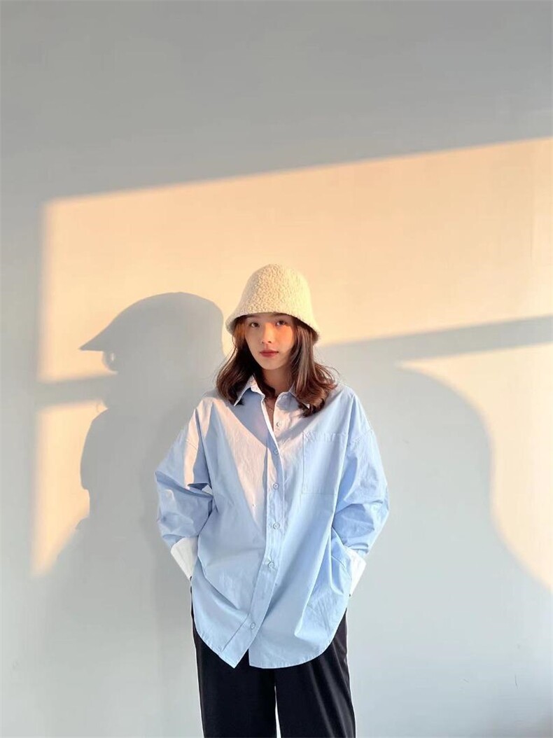 【现货】大口袋衬衫，女装衬衫，云尚灰姑娘