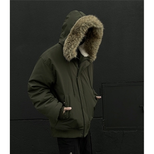 黑墙风 数据3 高质量加厚大毛领工装飞行服棉衣TBMY05-P148图片
