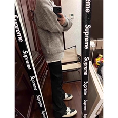 美式复古cleanfit灰色正肩毛衣男款冬季圆领套头内搭打底针织衫潮，男装针织衫/毛衣，星座506A