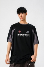速干运动美式投篮街头印花球服大码M-5XL短袖T恤男DX78028P50控78，男装T恤，星座226-2
