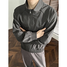 高品质春装新款老钱风美式高街解构立领棒球服飞行夹克休闲外套潮，男装夹克，电商A443